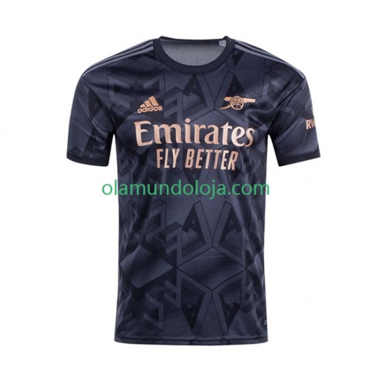 Camisola Arsenal Homem Equipamento Segundo 2022-2023 Manga Curta